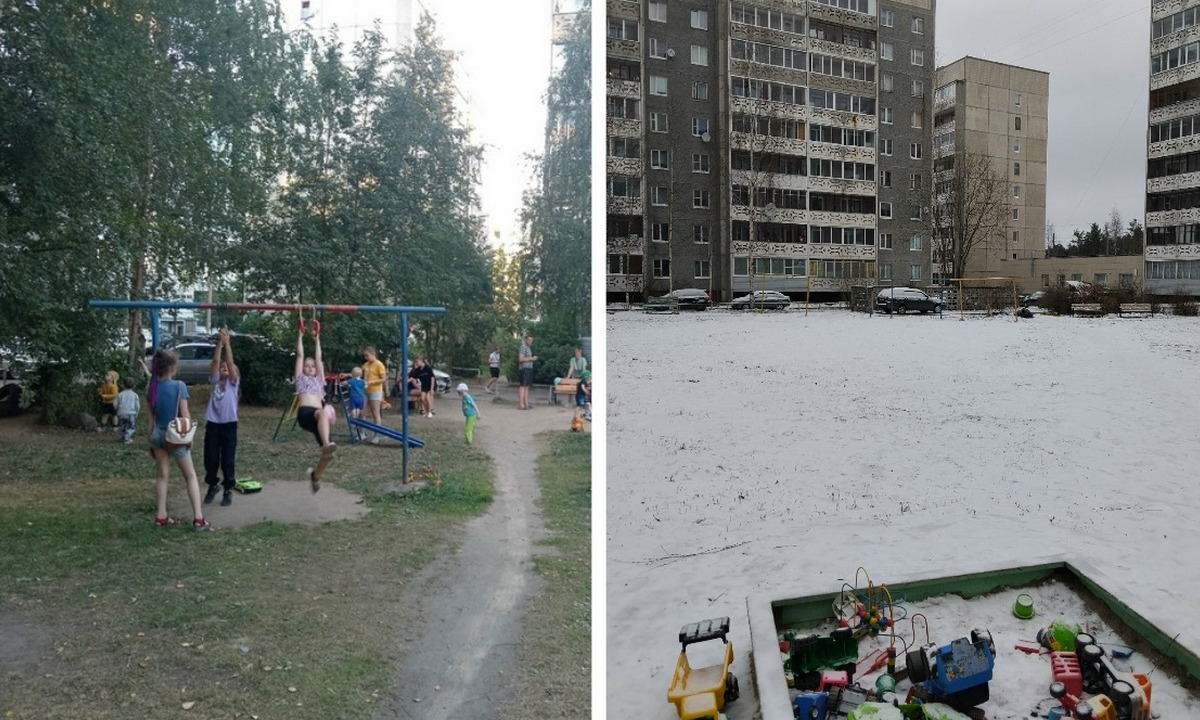«Плакать хочется». В Петрозаводске снесли детскую площадку, сделанную родителями