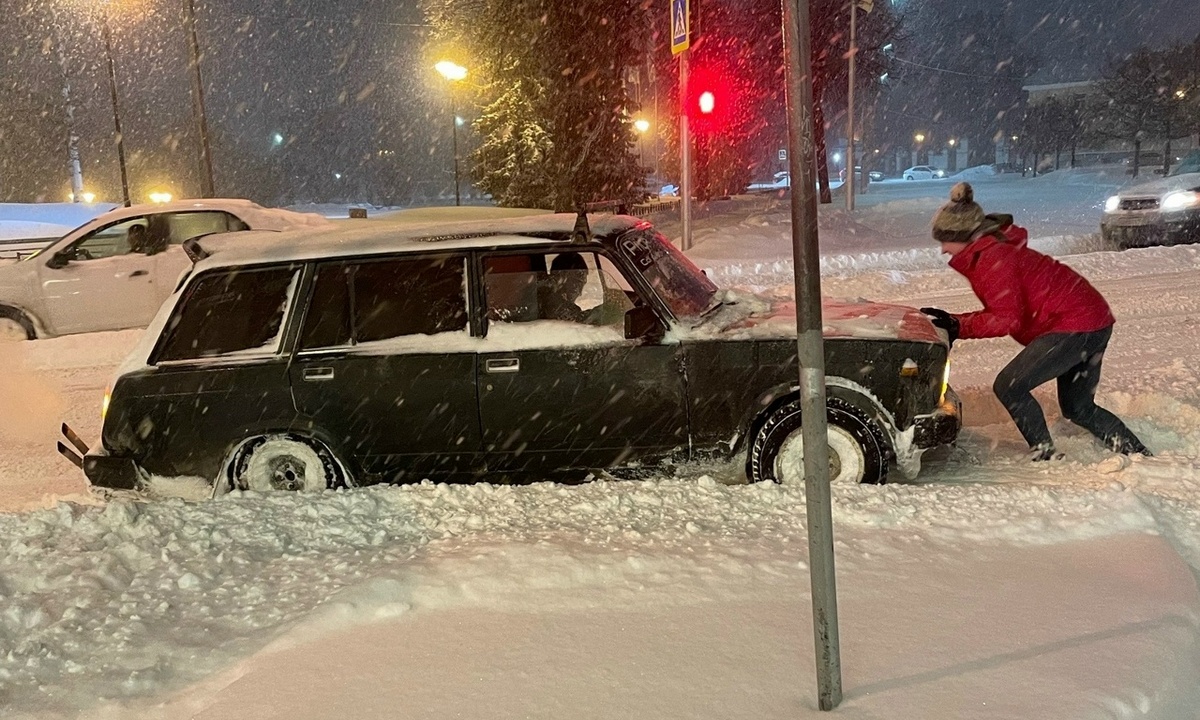 Снегопад обрушится на Карелию