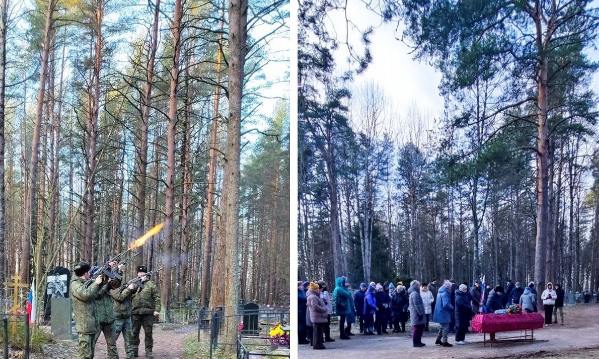 В Карелии простились с 40-летним погибшим на СВО