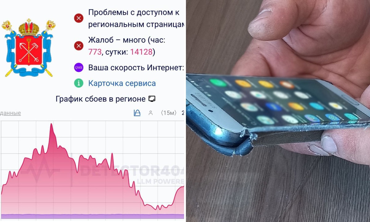 Санкт-Петербург сутки оставался без стабильного интернета