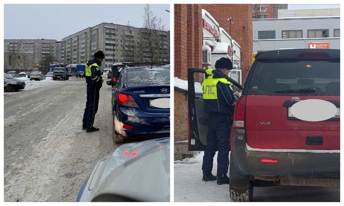 На площади Петрозаводска массово штрафуют водителей: ранее здесь протаранили пешехода