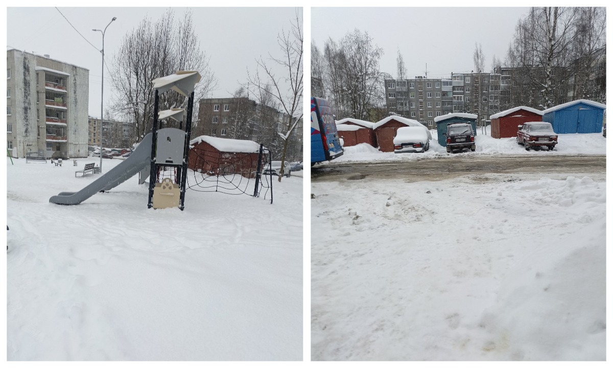 В Петрозаводске детскую площадку установили в месте, где постоянно воняет канализацией
