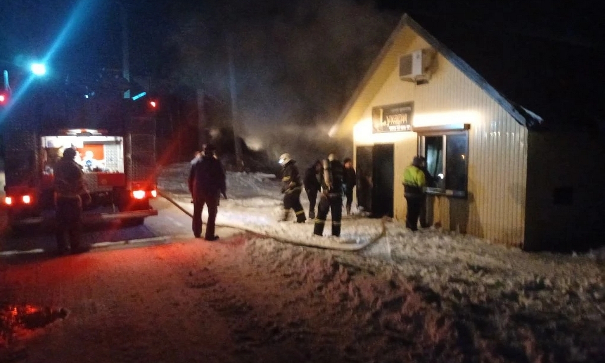 В Карелии загорелся салон красоты