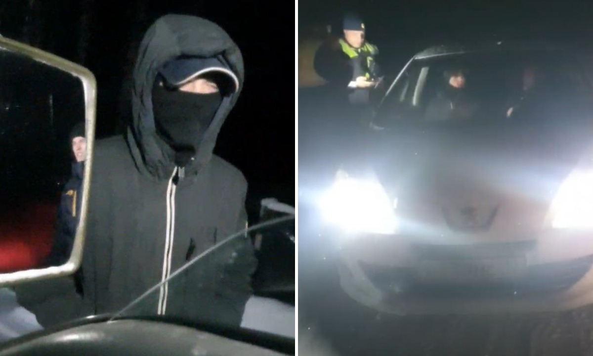 «По сугробам в кроссовках». Появилось видео, как житель Ринды в Карелии ловил вандалов