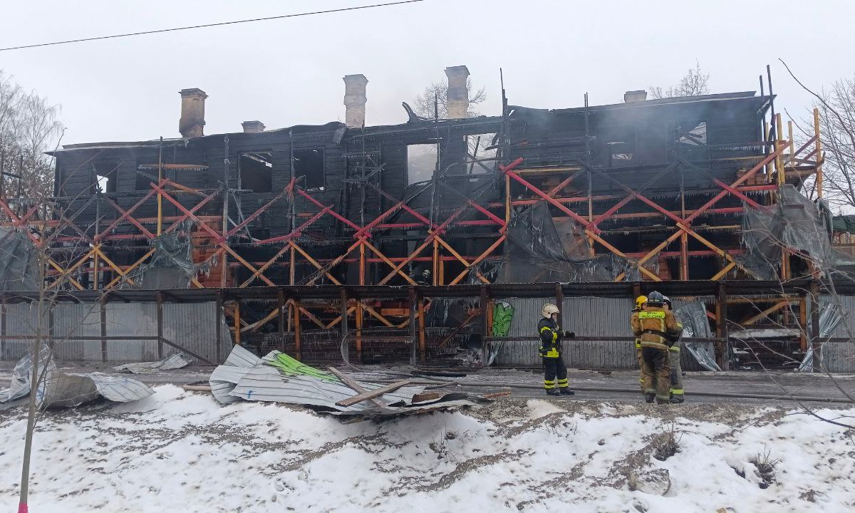 Как выглядит сейчас сгоревший уникальный Дом горного начальника в Петрозаводске