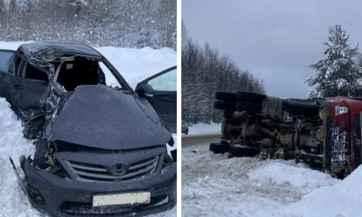 В Карелии 77-летний водитель устроил страшную массовую аварию с грузовиком