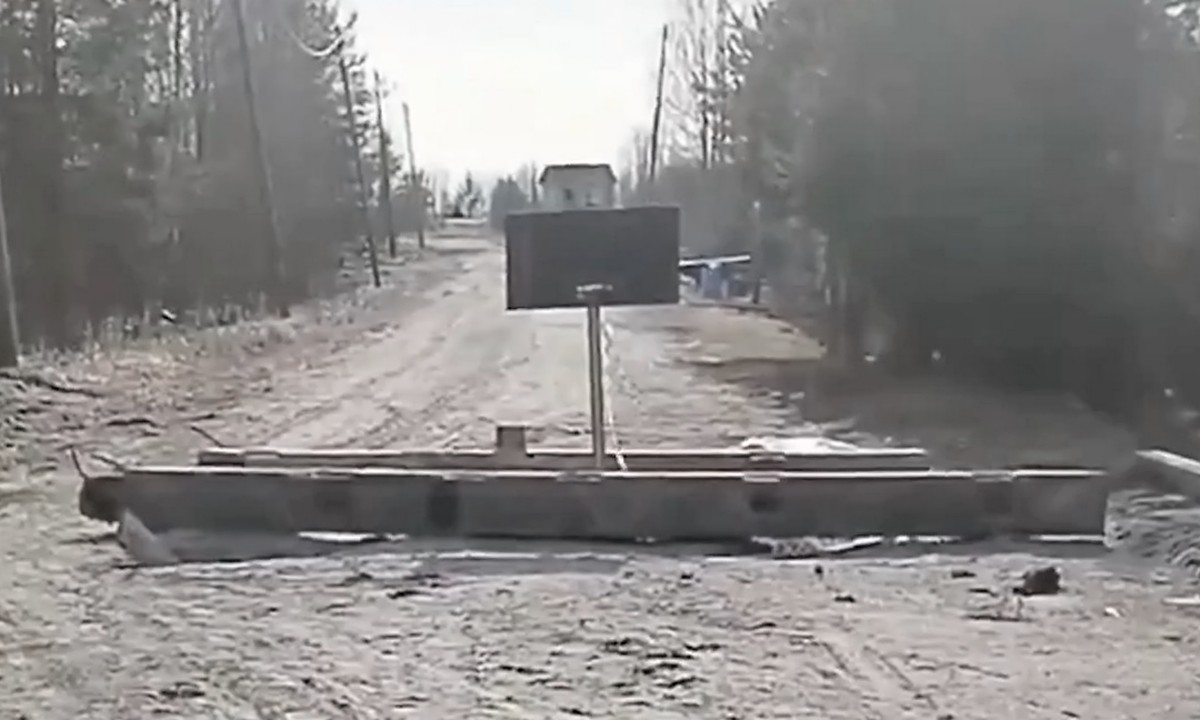 «Надо три бревна и доски». В Карелии не могут отремонтировать крошечный мостик