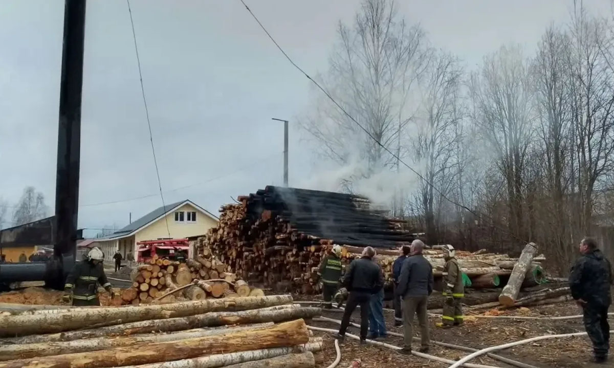 В Карелии загорелась котельная