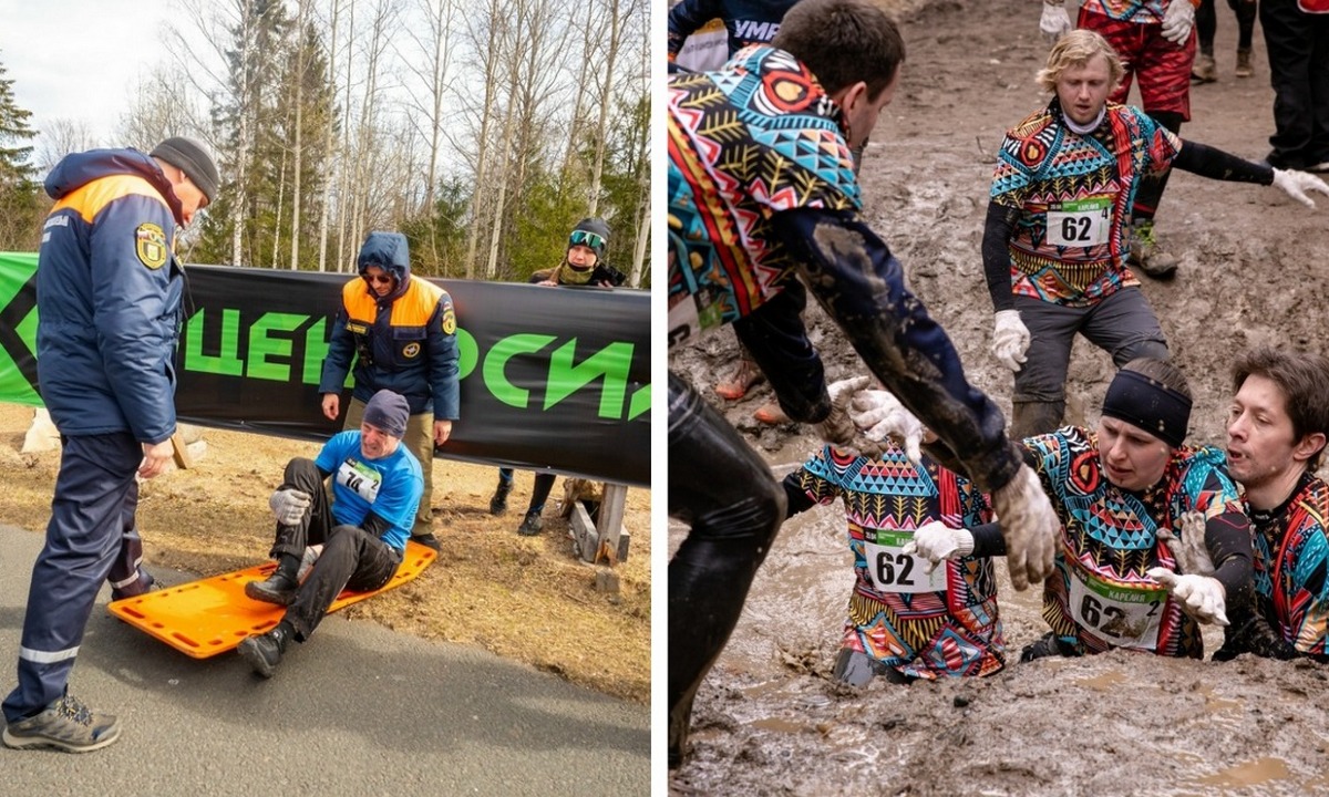 В Петрозаводске покалечились участники экстремальной гонки
