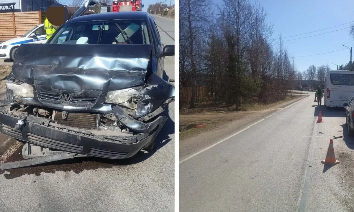 В ГАИ Карелии рассказали, кто пострадал в аварии с рейсовым автобусом