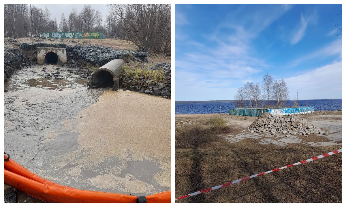 В Петрозаводске скейт-площадку строят возле вонючих мазутных пятен