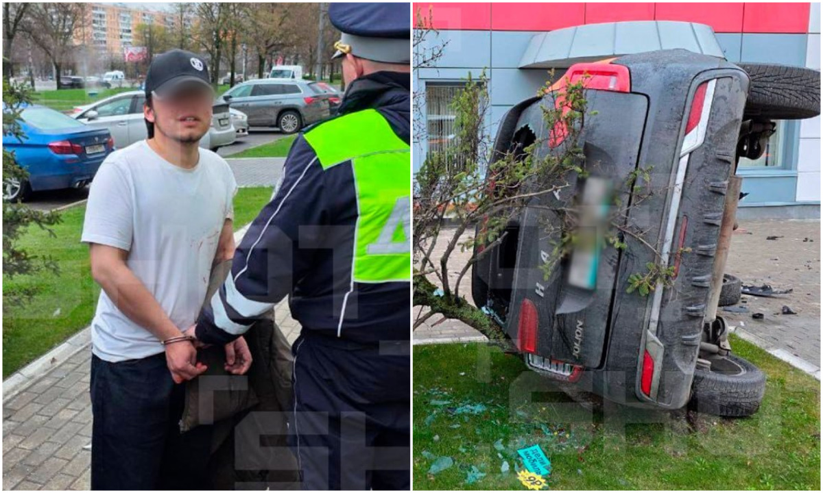 Водитель без прав сбил троих пешеходов, уходя от полицейской погони