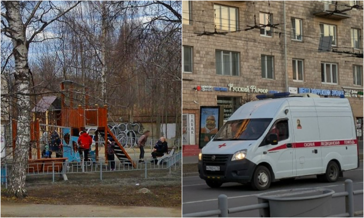 «Брыкалась и кричала»: в Петрозаводске увезли на «скорой» девочку, которая сильно поранилась на детской площадке