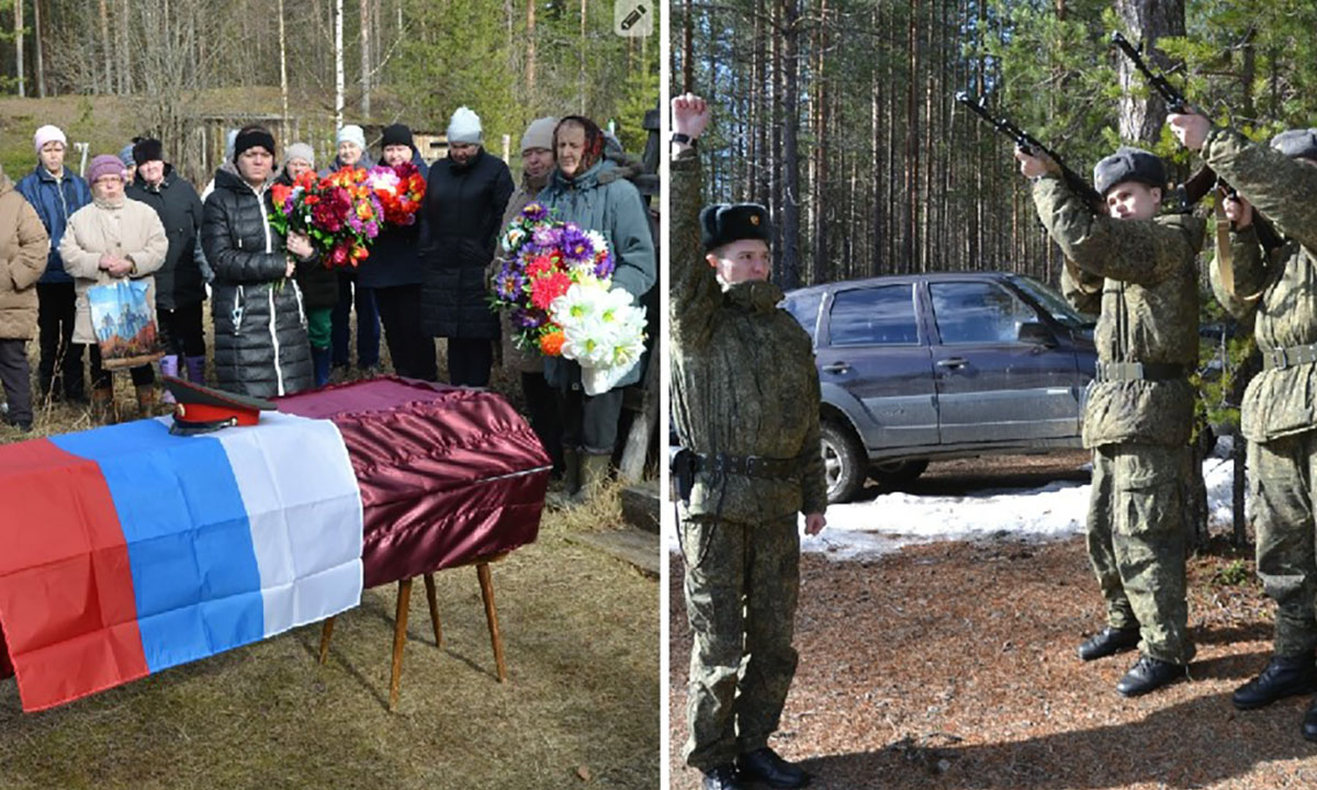 В Карелии простились с еще одним погибшим на СВО