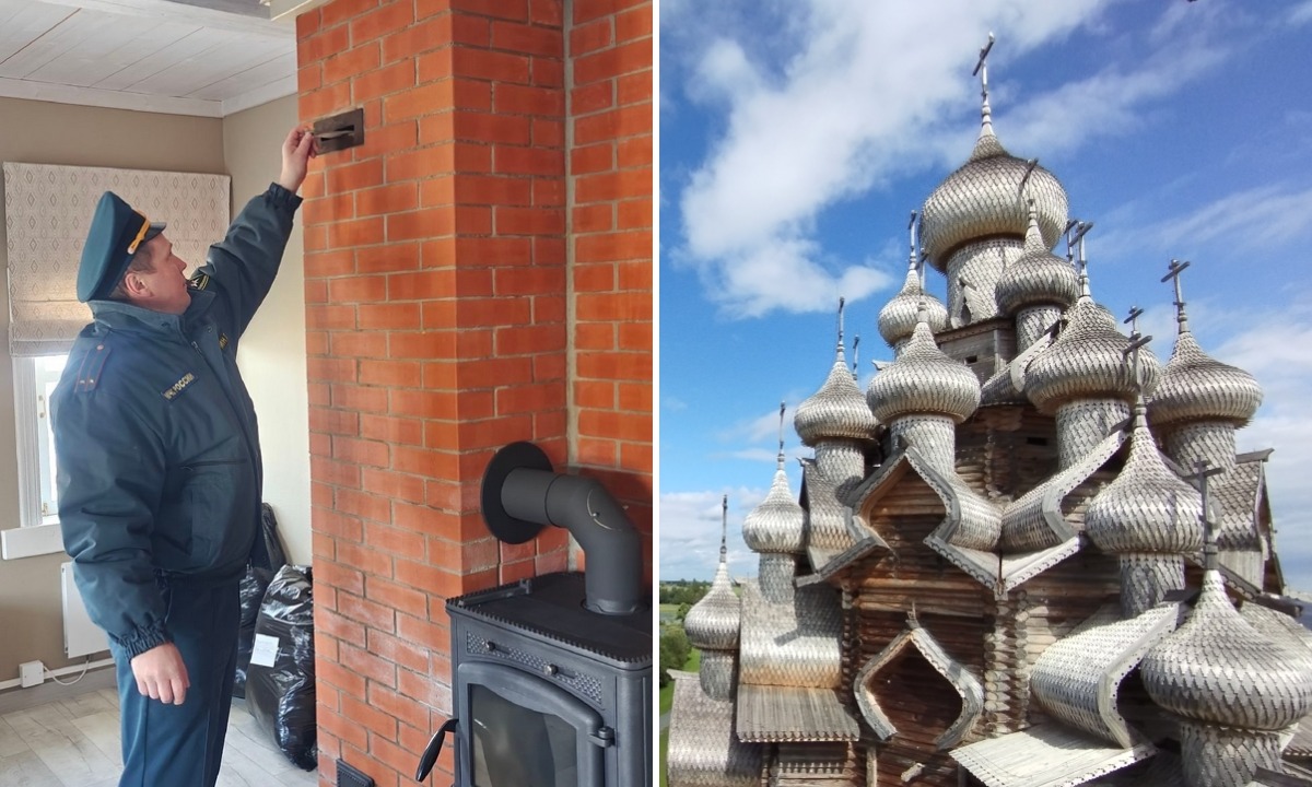 На острове Кижи проверили печи: пока у уникального объекта нет современной противопожарной системы