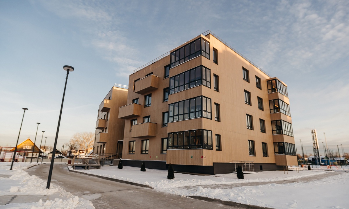 В России будут строить деревянные многоэтажки