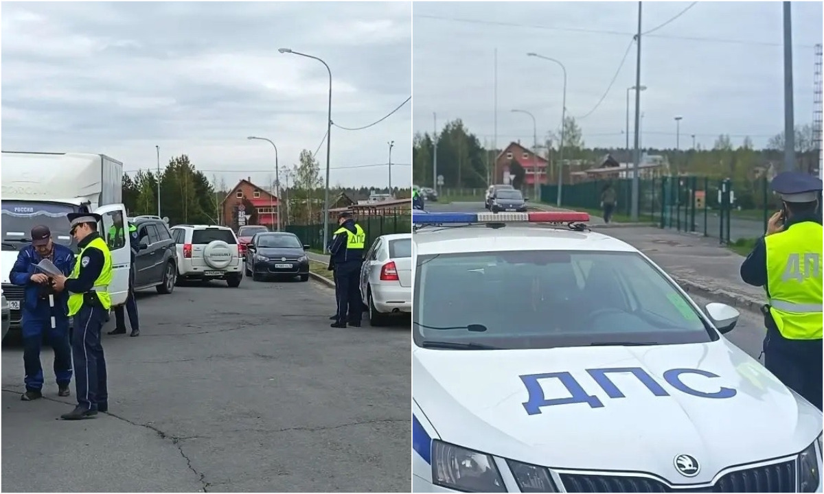 В Петрозаводске полиция стоит у детских садов