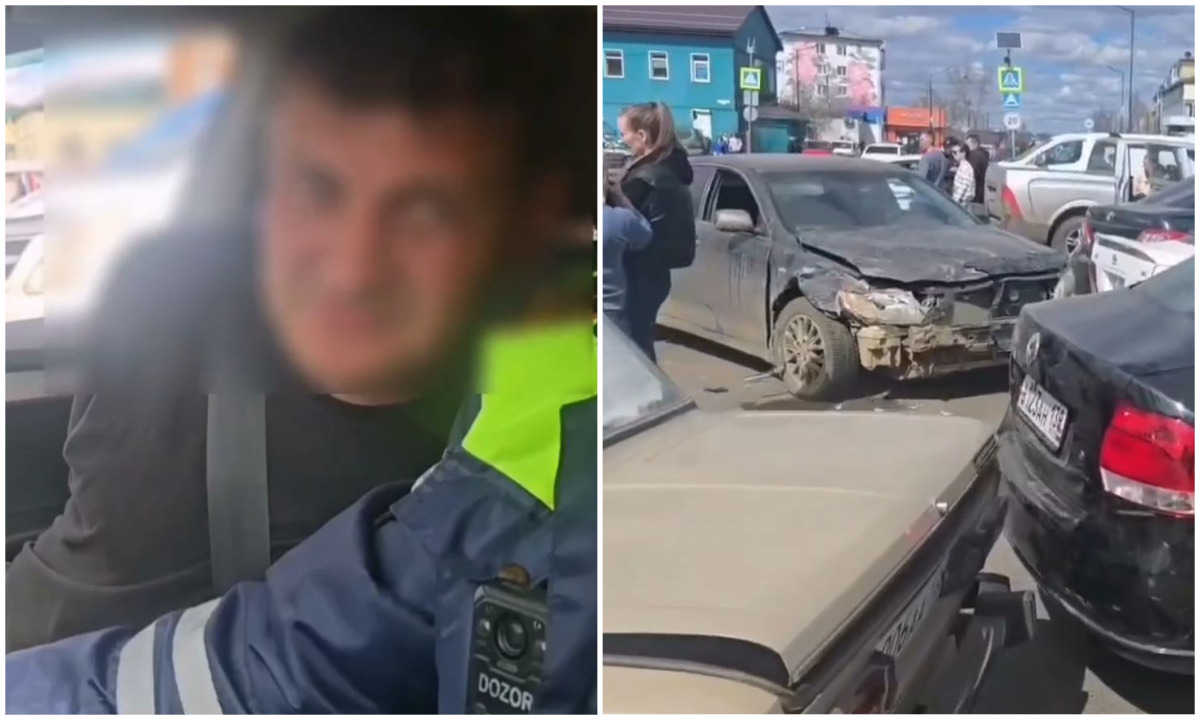 Виновник массового ДТП начал говорить на выдуманном языке