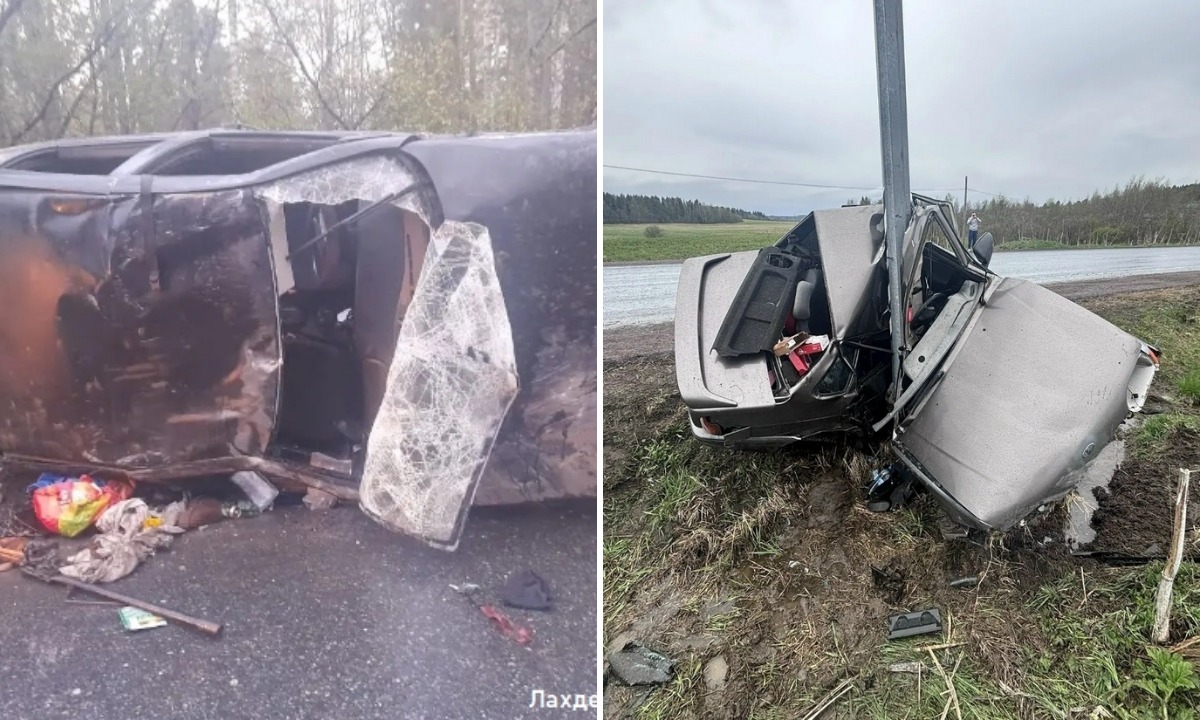 В Карелии за два дня произошли пять страшных аварий: пострадали семь человек