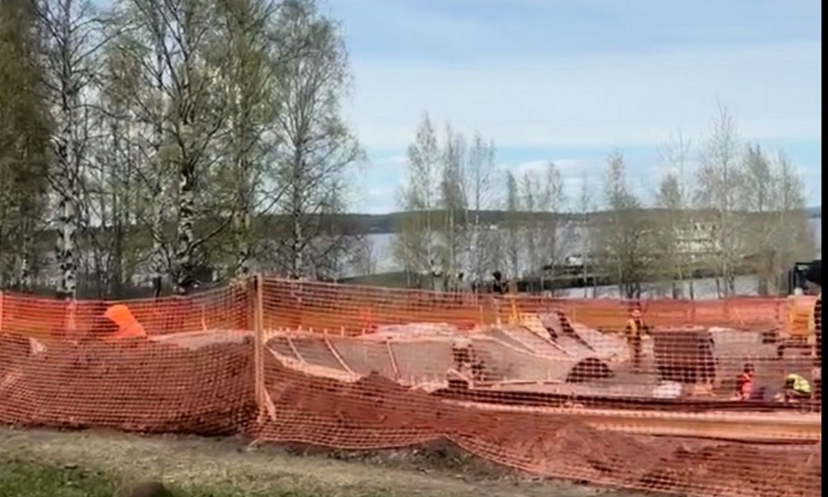 Стало известно, что строят на набережной Петрозаводска
