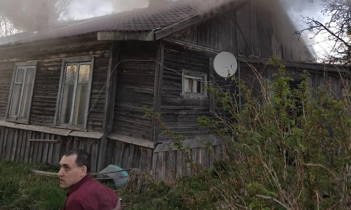 В Карелии мужчина-инвалид оказался в огненной ловушке