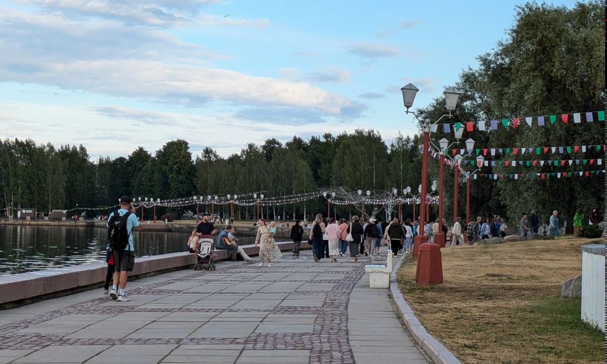 Клещ укусил ребенка на набережной Петрозаводска