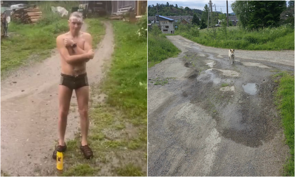 В поселке Карелии, где жители третью неделю не могут нормально помыться, вода разлилась по улице