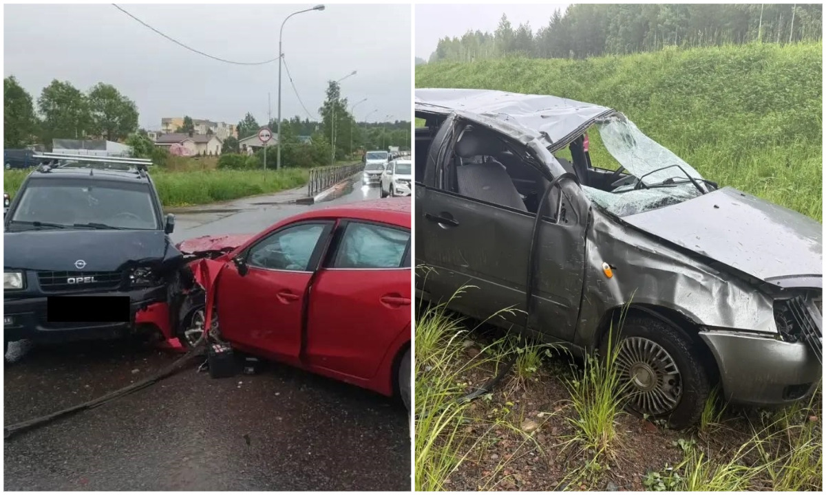 В Карелии случились жесткие аварии из-за уставших водителей: пострадали дети