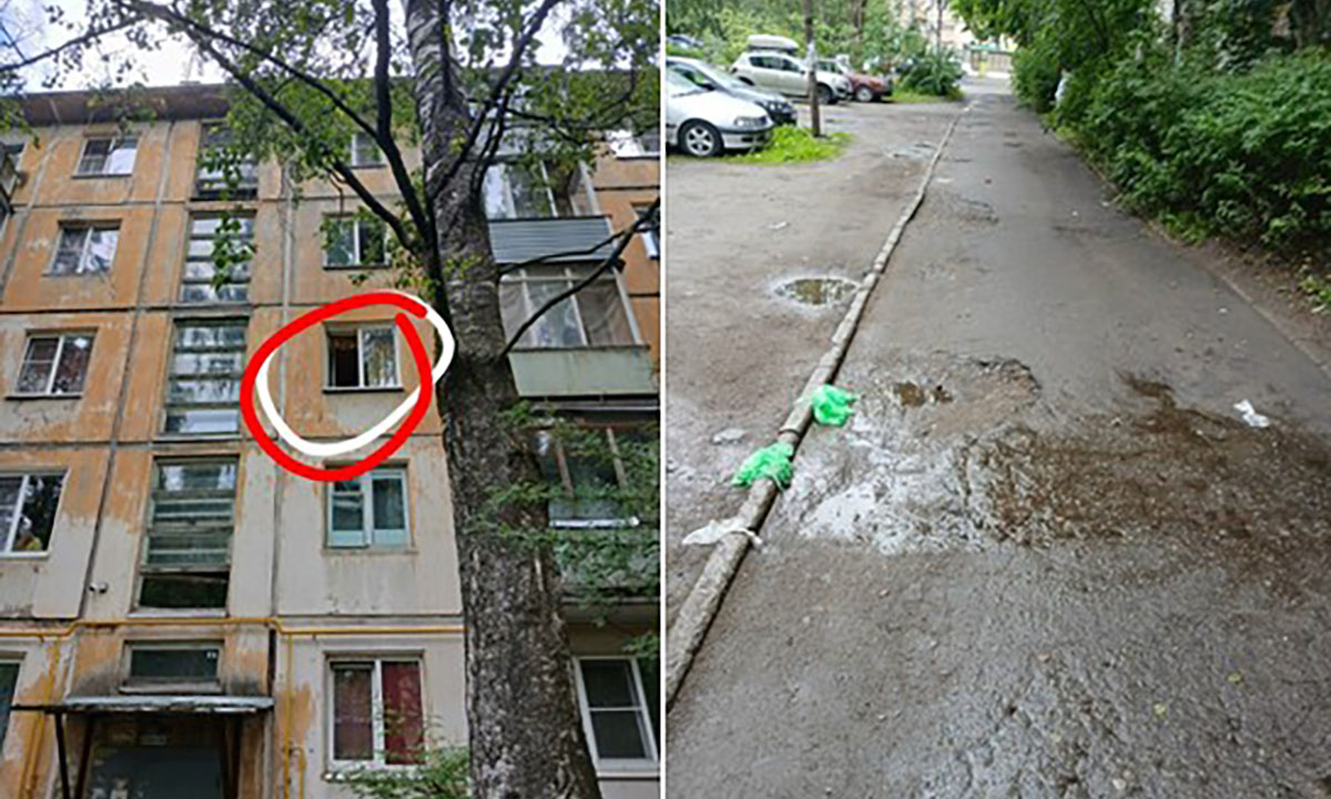 Жителям Петрозаводска на голову скидывают пакеты с водой