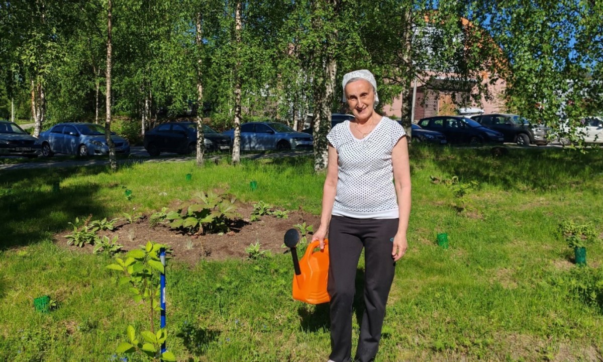 В Карелии дворник хочет облагородить двор поликлиники, но не может без разрешения от мэрии