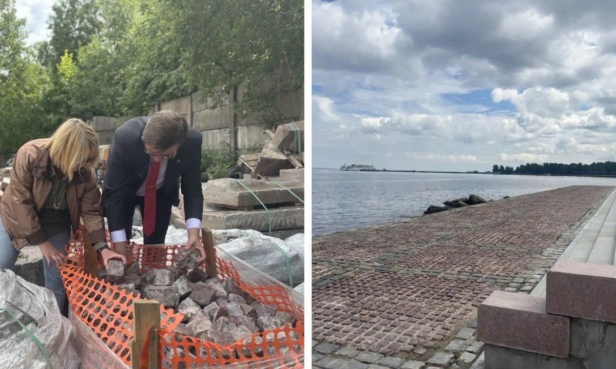 Стало известно, какая судьба ждет малиновый кварцит на набережной Петрозаводска