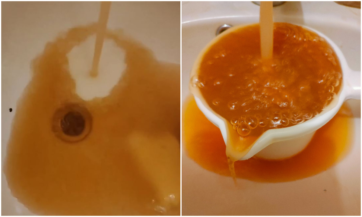 Мыться в ржавой воде после отключений опасно