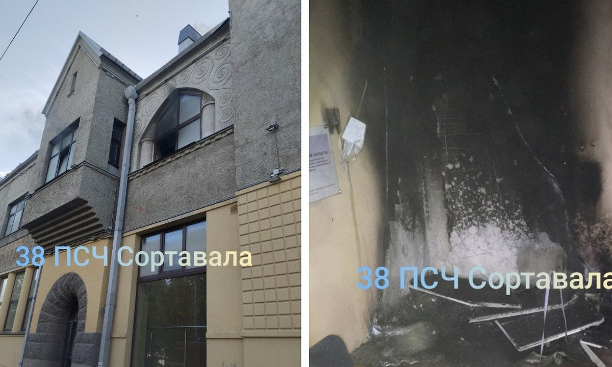 В Карелии горела школа иностранных языков