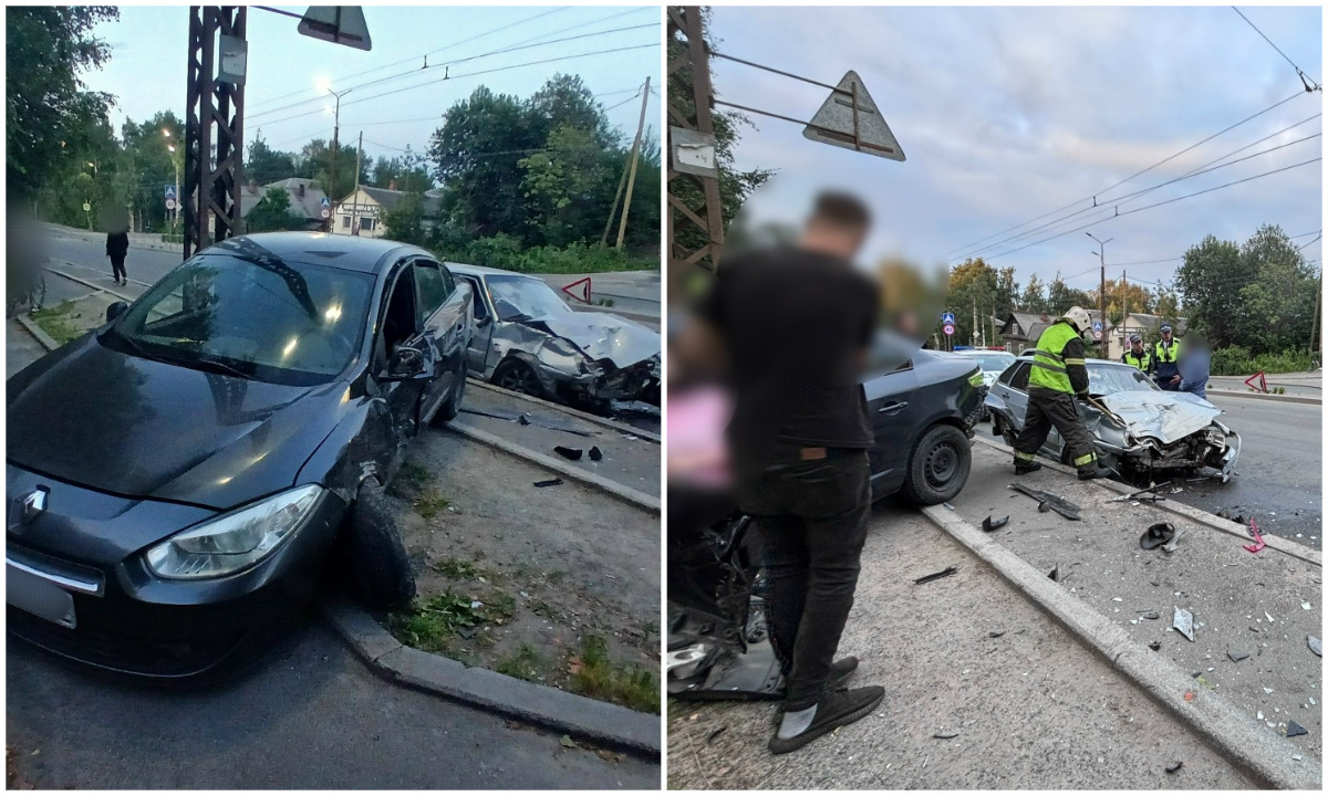 Трое человек пострадали в страшной аварии в Петрозаводске: ее устроил начинающий водитель