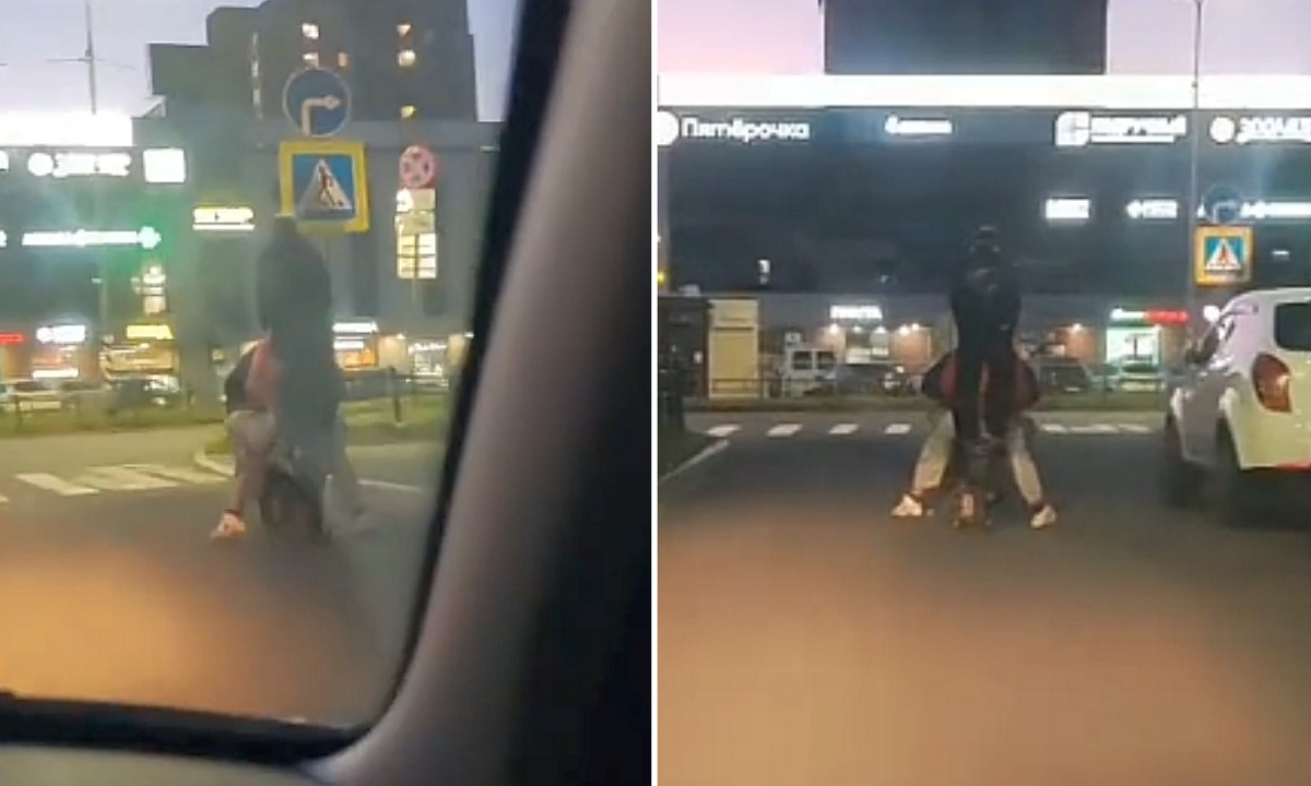 Подростки гоняют по трое на одном скутере в Петрозаводске
