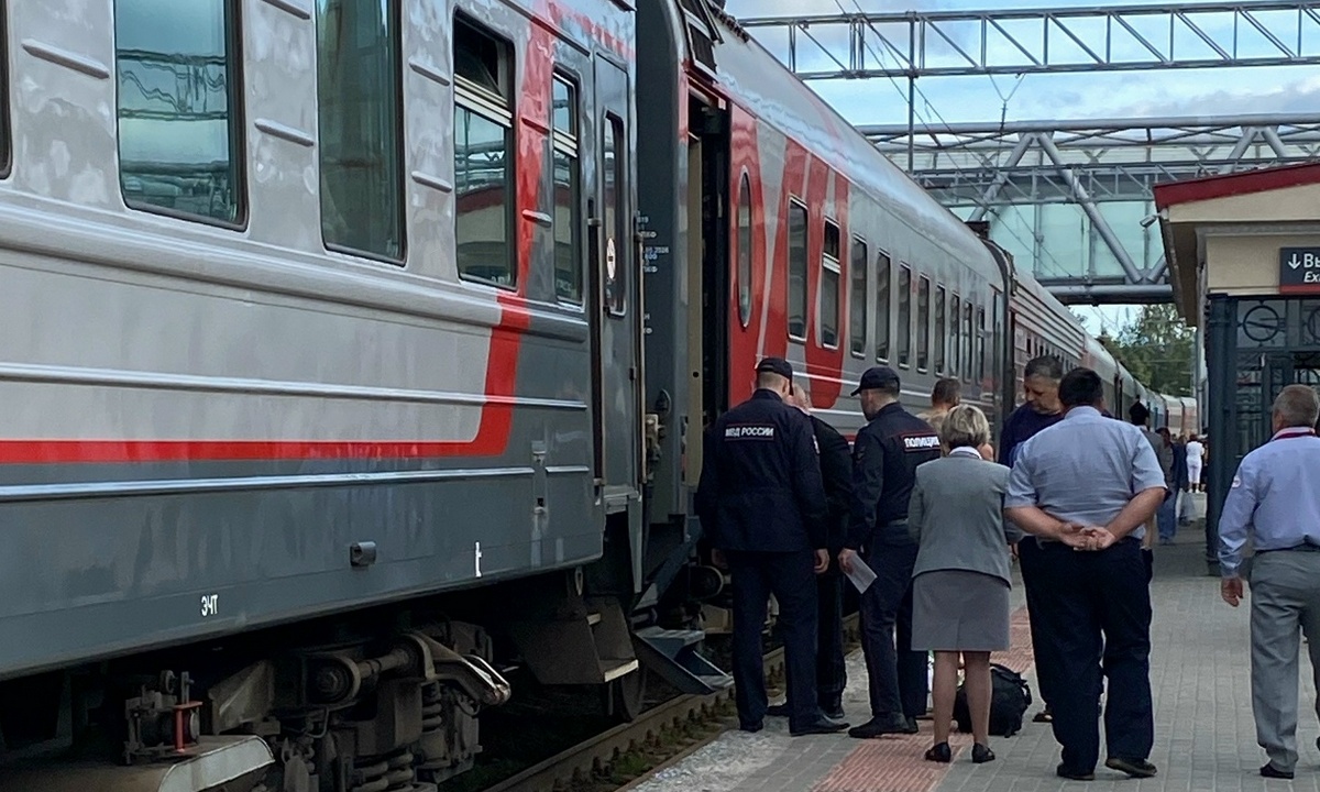 В Карелии двух пугающих мужчин высадили из поезда на одной станции