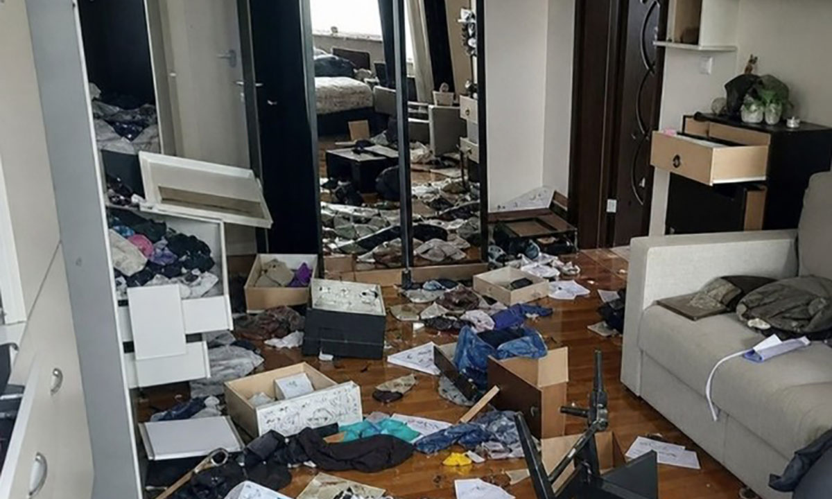 Житель Карелии разгромил квартиру своей знакомой