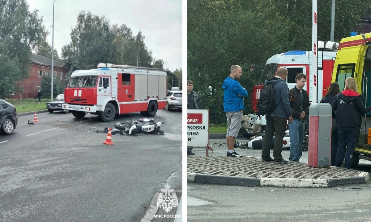 «Слава богу, что живой». Жесткое ДТП с мотоциклистом в Петрозаводске