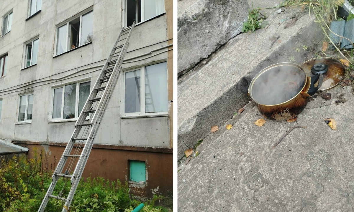 В Карелии квартира чуть не сгорела из-за кастрюли