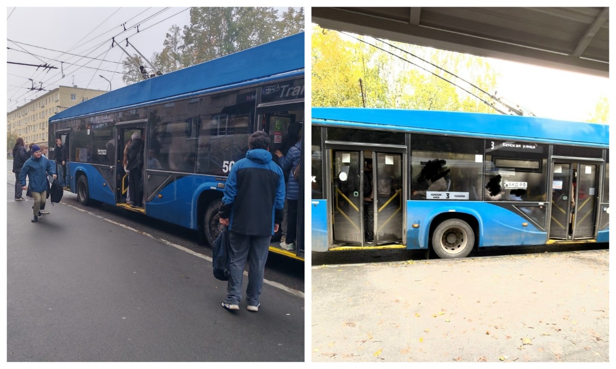 Переполненные троллейбусы в Петрозаводске лишают пассажиров возможности добраться до работы