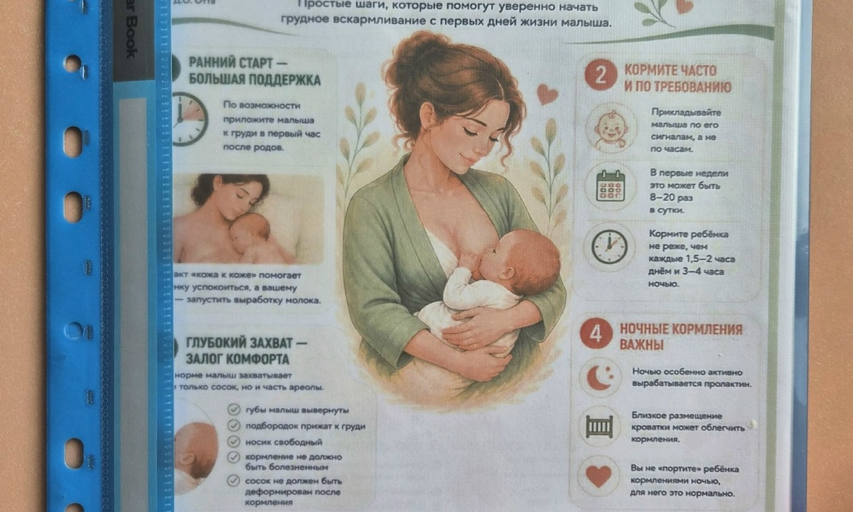 В роддоме Петрозаводска украли папки по грудному вскармливанию