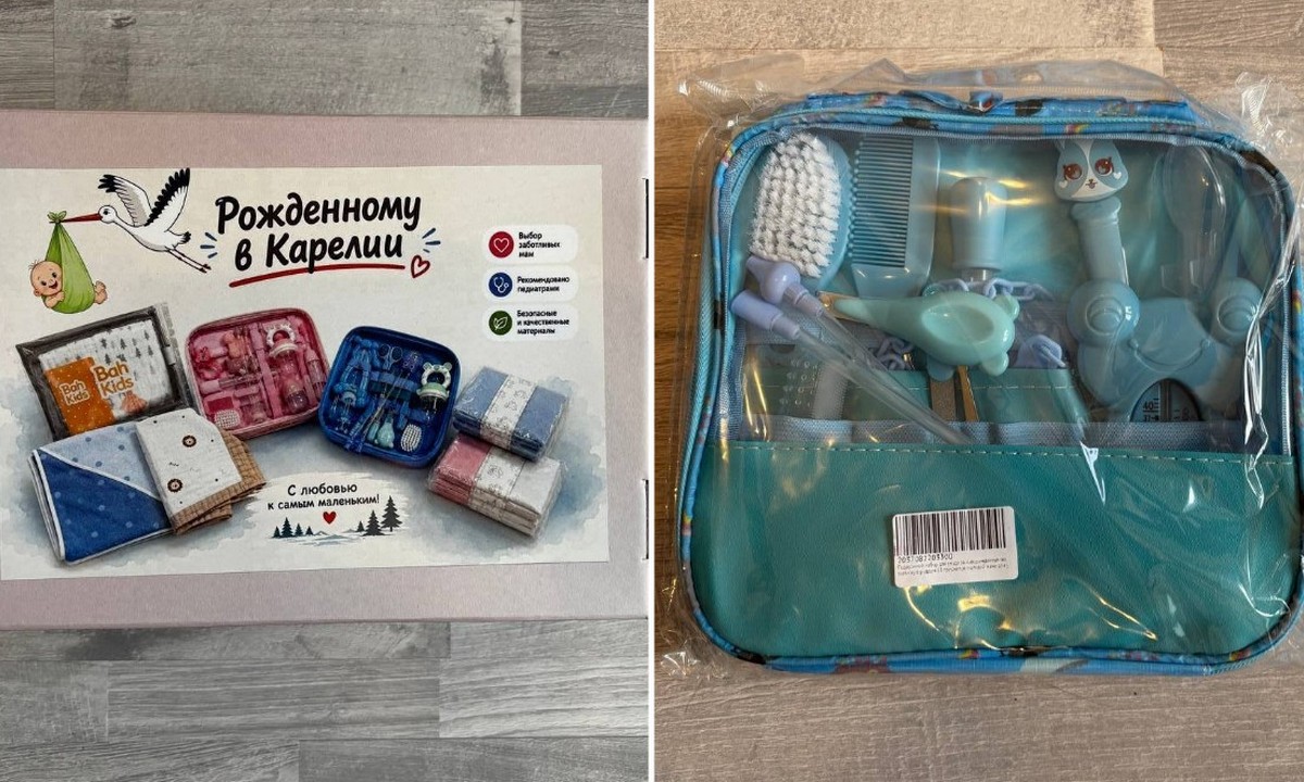 В Карелии коробки для новорожденных стали меньше: посмотрели, что внутри