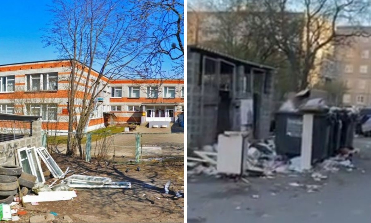 «Недопустимо». В Петрозаводске у детского сада царит страшная антисанитария: мусор заполонил всю улицу