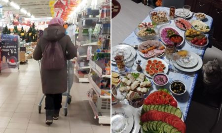 Новый год продукты покупки